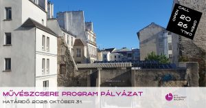 Művészcsere program pályázat