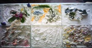 Szemafor+ foglalkozáson készült gipsz alkotás