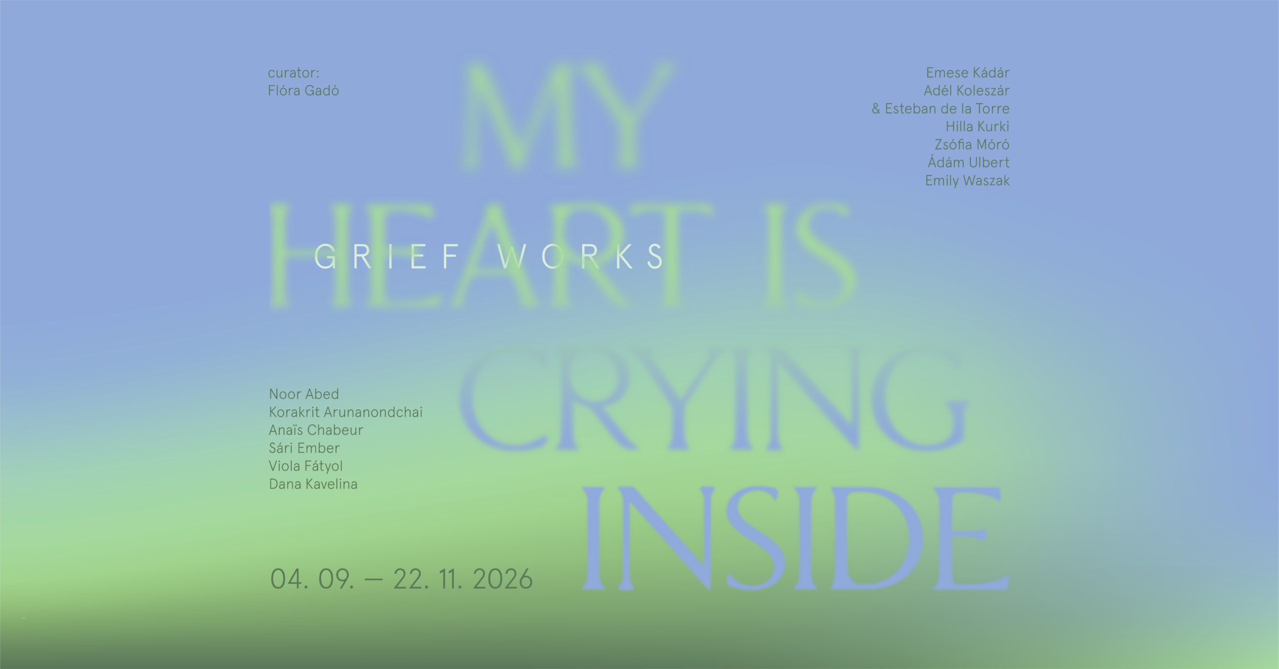 My heart is crying inside | Budapest Gallery